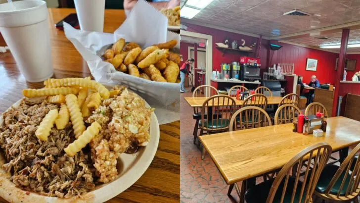 One chopped pork tray explains why this barbecue spot is legendary in North Carolina