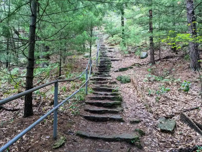 Mill Bluff Trail and Stair Climb
