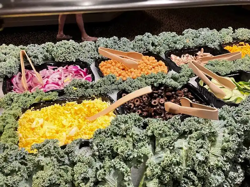 Broccoli Salad and Salad Bar