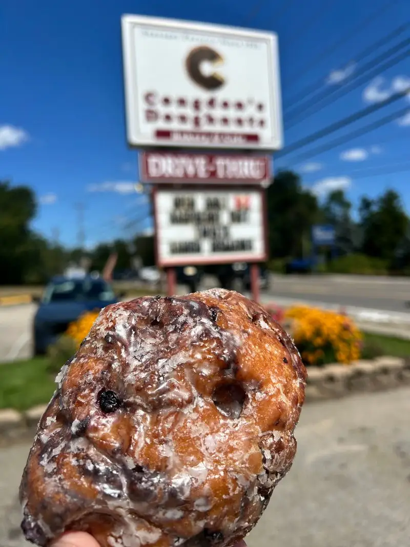 The legendary blueberry fritter