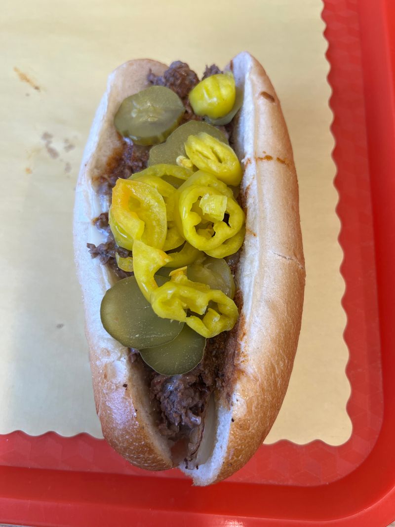 Cheesesteaks and steak sandwiches at the Hot Dog King