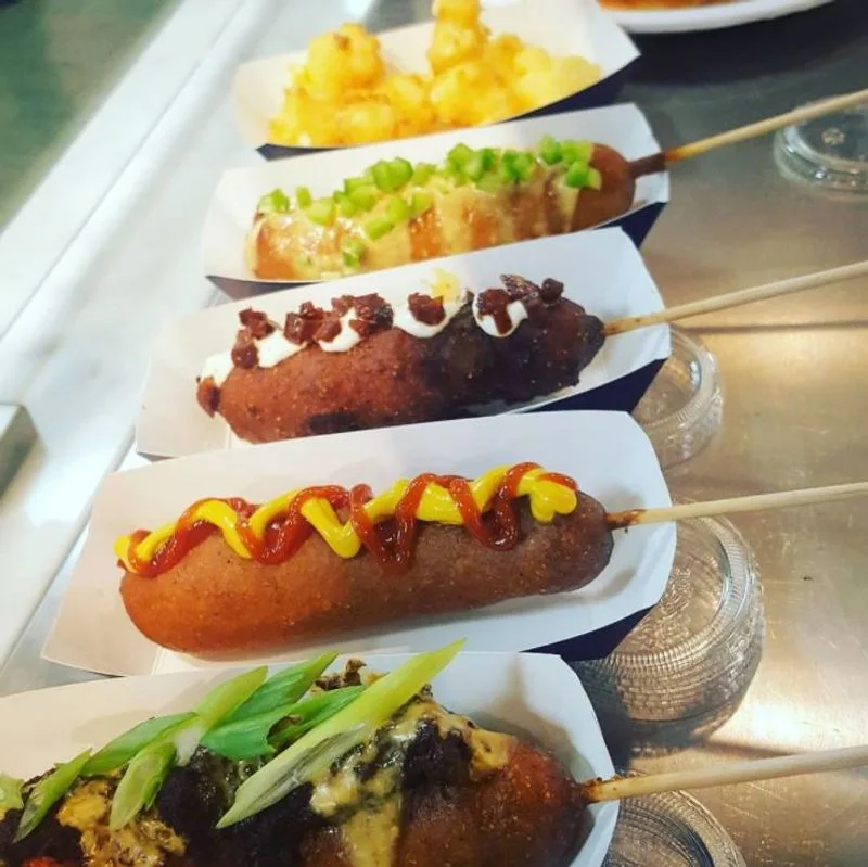 Cheddar Jalapeño Corn Dog