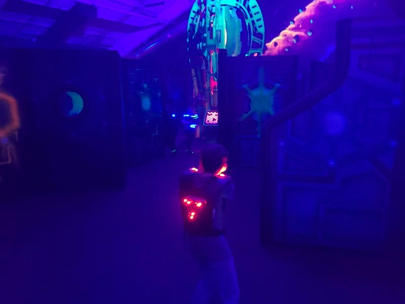 Laser tag arena highlights