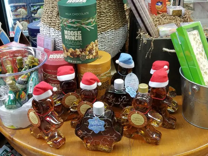 Maple syrup, cheese, and Vermont flavor