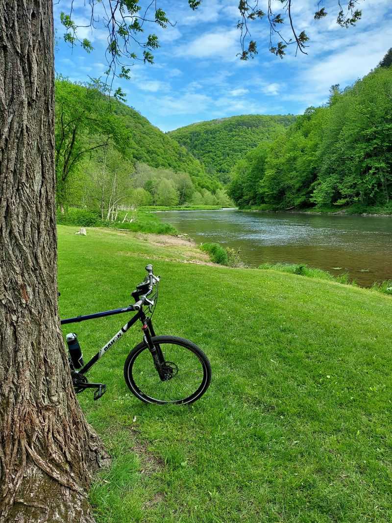 Pine Creek Rail Trail at the West Branch