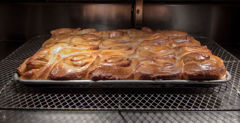 Dessert Bar and Those Cinnamon Rolls