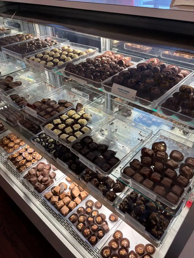 Truffle Case and Chocolate Pizza