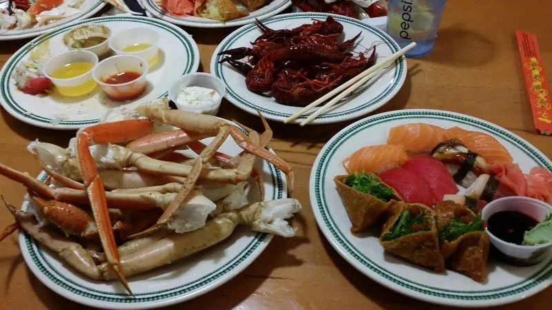 The seafood and special offerings