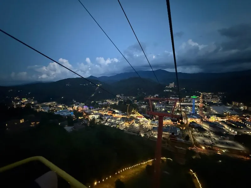 Sunset And Night Lights