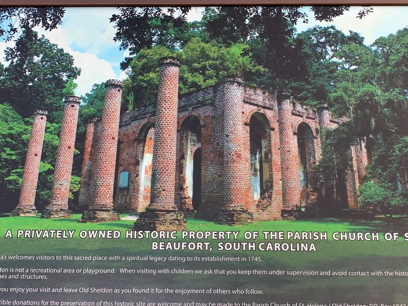 Old Sheldon Church Ruins