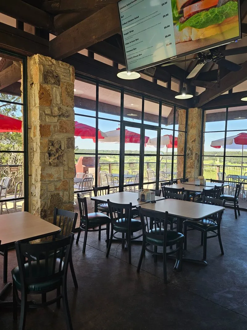 Inside Seating and Simple Decor