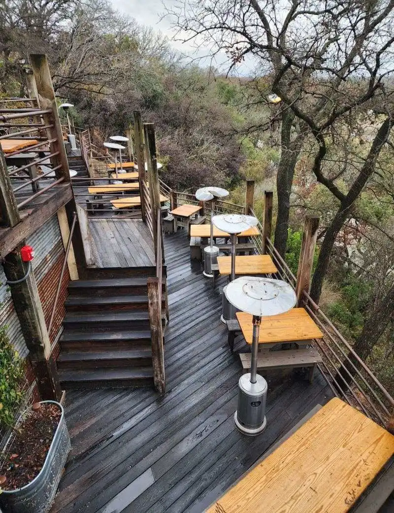 Patio vibes, fireplaces, and live music nearby