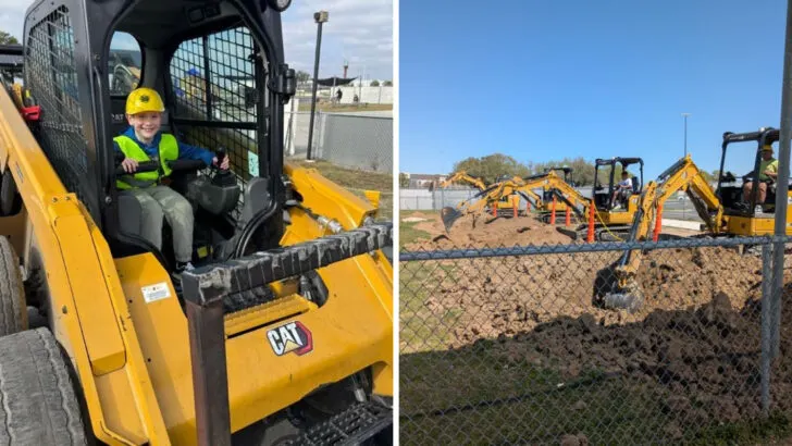 Texas Is Home To A Park Where Families Can Operate Real Bulldozers And Heavy Machinery