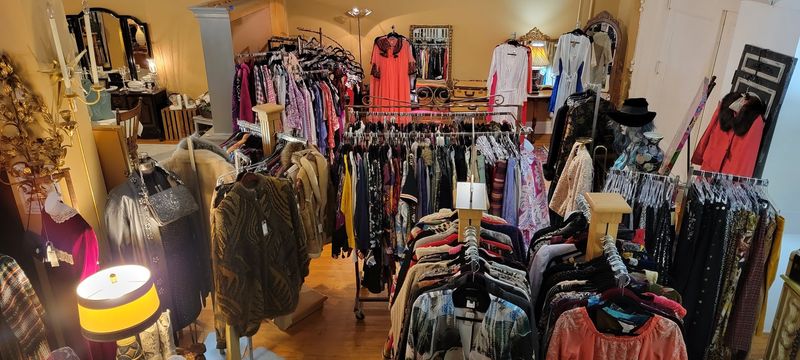 Vintage Clothing in the Basement