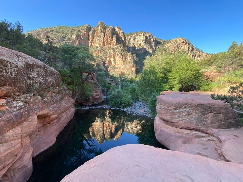 The Reward: A Hidden Swimming Hole Inside the Canyon