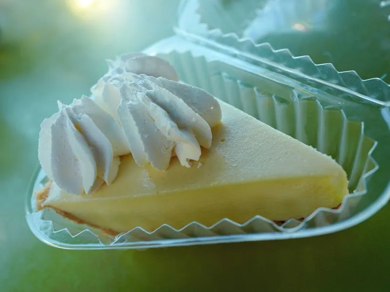 The Classic Key Lime Pie Slice