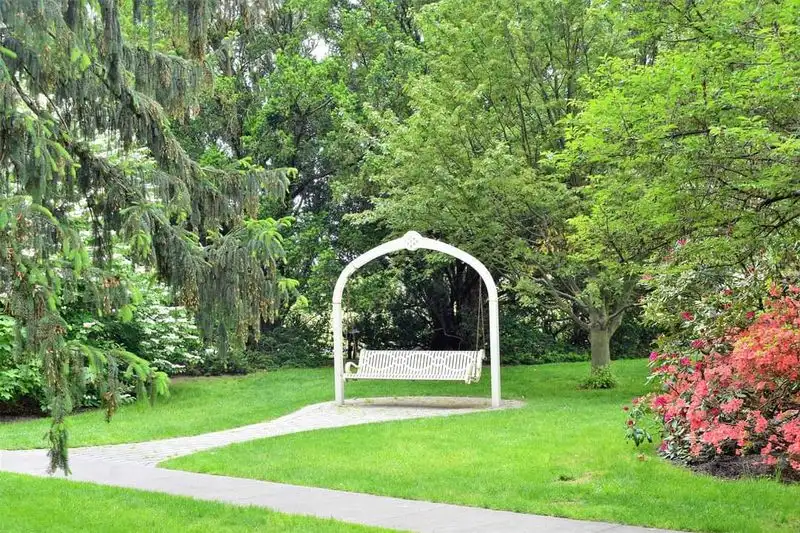 Paths, benches, and easy strolling