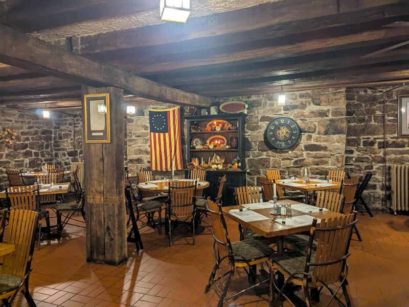 Historic 1760s stone tavern ambience