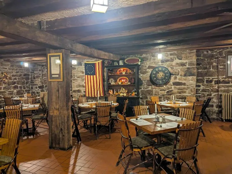 Historic 1760s stone tavern ambience
