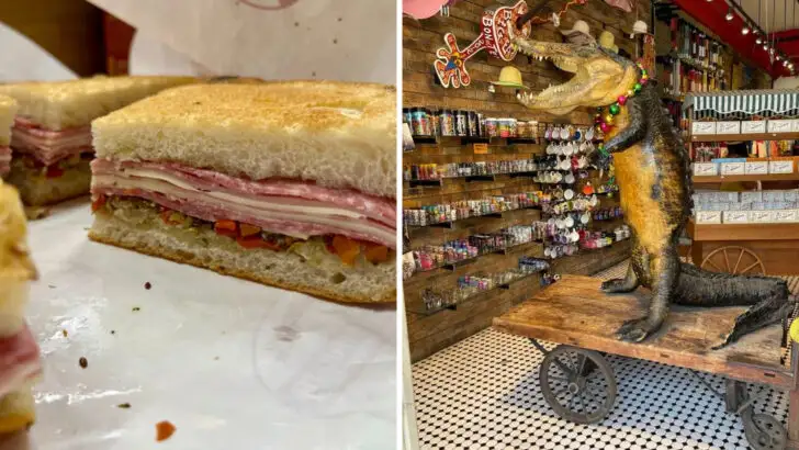 The muffuletta at this no-frills Louisiana deli has regulars making the trip every week