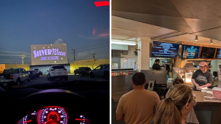 This Beloved Florida Drive-In Theater Keeps The Big Screen Glowing Long After Sunset