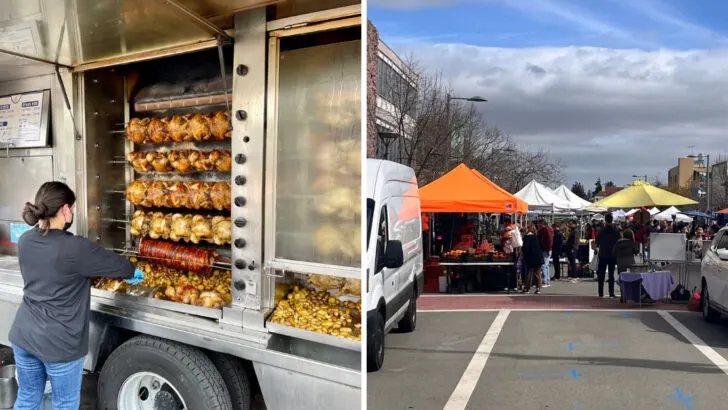 This California farmers market feels more like a food festival every Sunday morning