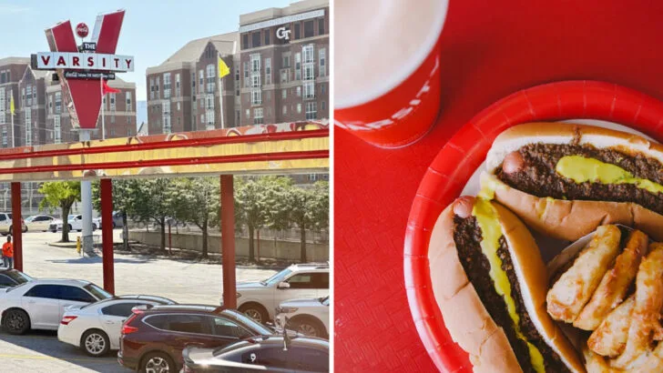 This Georgia drive-in restaurant still brings your food to the car on a window tray