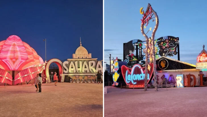 This Las Vegas museum rescued over 300 vintage neon signs from demolished casinos and hotels