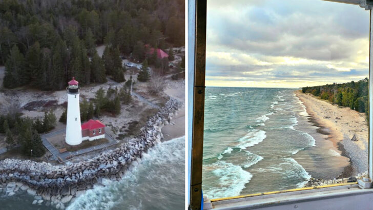 This Michigan lighthouse sits on a stretch of shoreline most tourists never reach