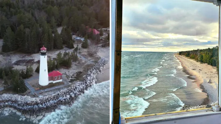 This Michigan lighthouse sits on a stretch of shoreline most tourists never reach