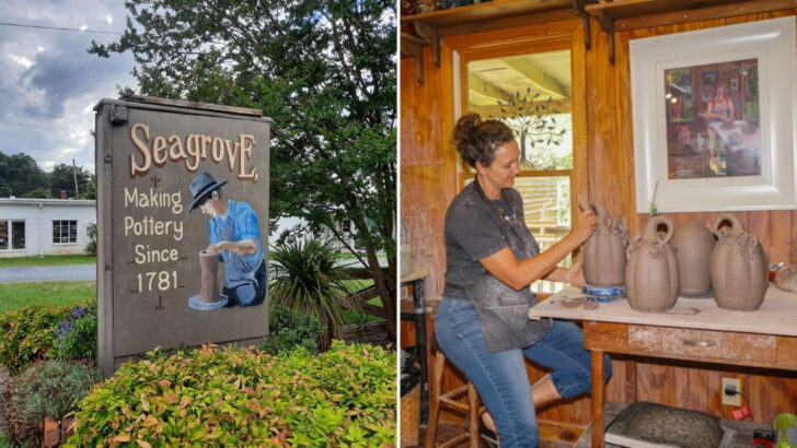 This North Carolina pottery town feels like an artists&rsquo; colony frozen in the 1970s