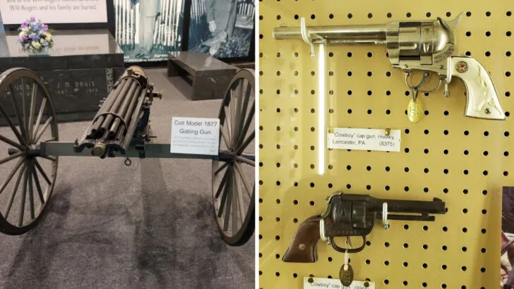 This Oklahoma Museum Has Over 12,000 Guns Including Outlaw Weapons and a Gatling Gun (and It&rsquo;s Completely Free)