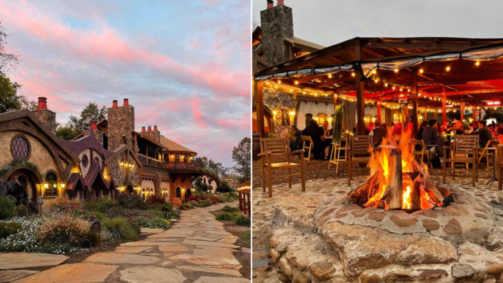 This Tennessee spot turns a weekend into a fantasy world with storybook cabins and candlelit dinners