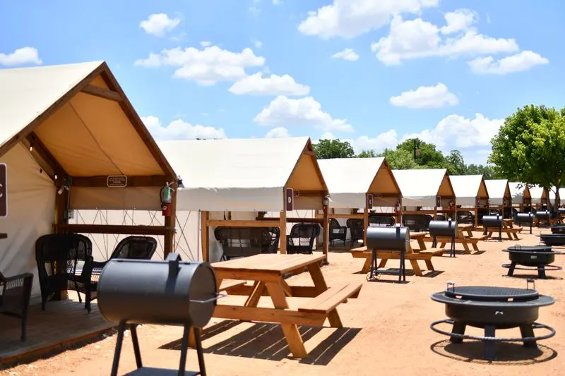 Glamping Tents With Real AC Comfort