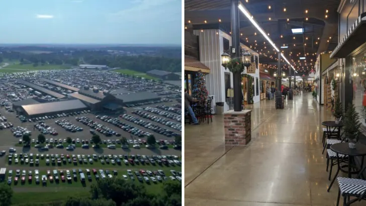 This enormous Ohio indoor market pairs shopping, flea market finds, and homestyle food
