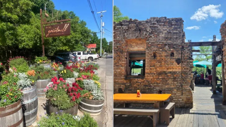 This historic Texas Hill Country restaurant serves hearty comfort food right on the Guadalupe River