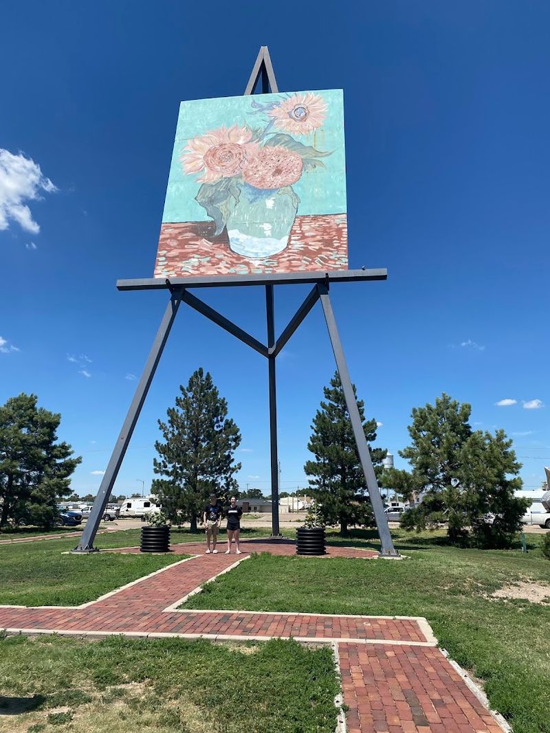 Giant Van Gogh Painting (Big Easel) &mdash; Goodland, KS