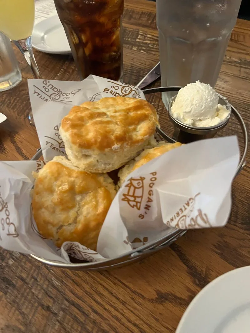 Complimentary Buttermilk Biscuits and Whipped Butter