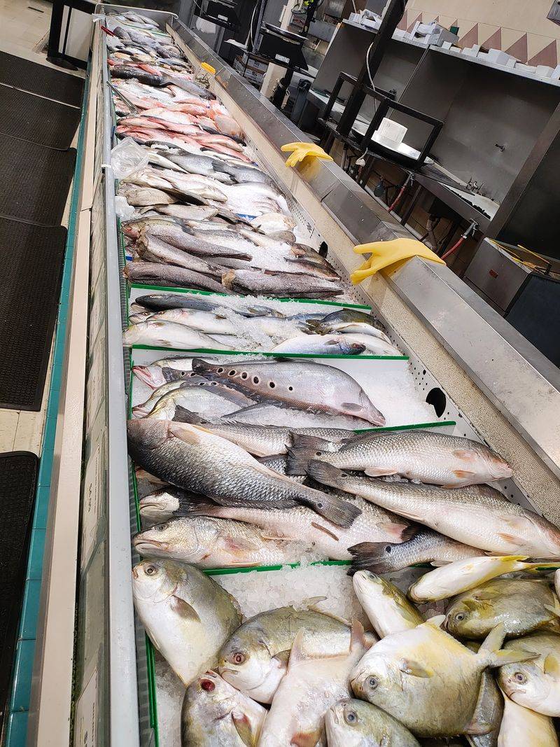 Traditional Butcher and Seafood Counters