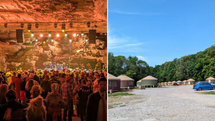 You can watch live music inside a cave in Tennessee, and it feels like stepping into another world