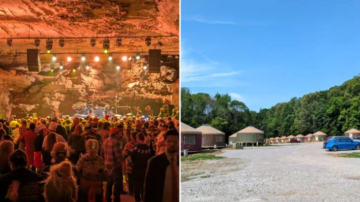 You can watch live music inside a cave in Tennessee, and it feels like stepping into another world