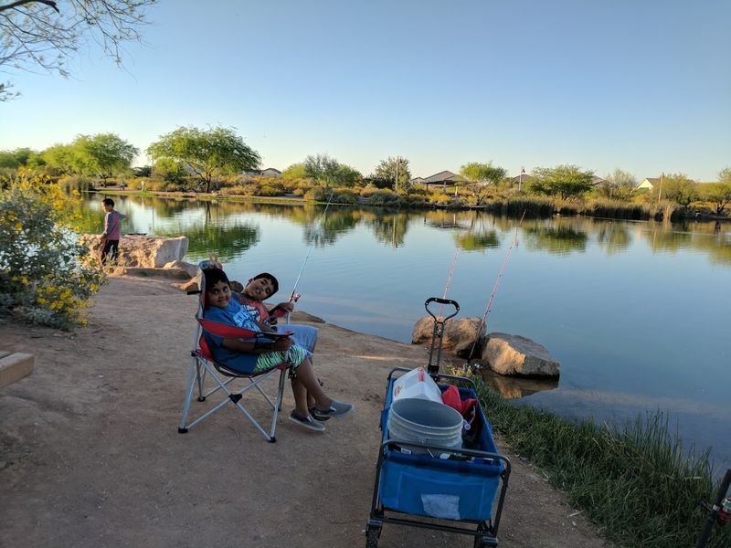 A Stocked Urban Fishing Lake