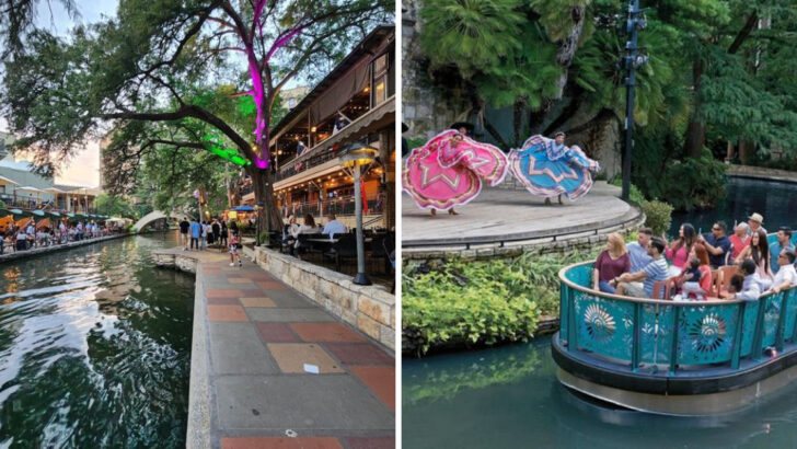 A 15-Mile Riverwalk in Texas Lets You Cruise Past Cypress Trees, Outdoor Cafes, and Century-Old Missions