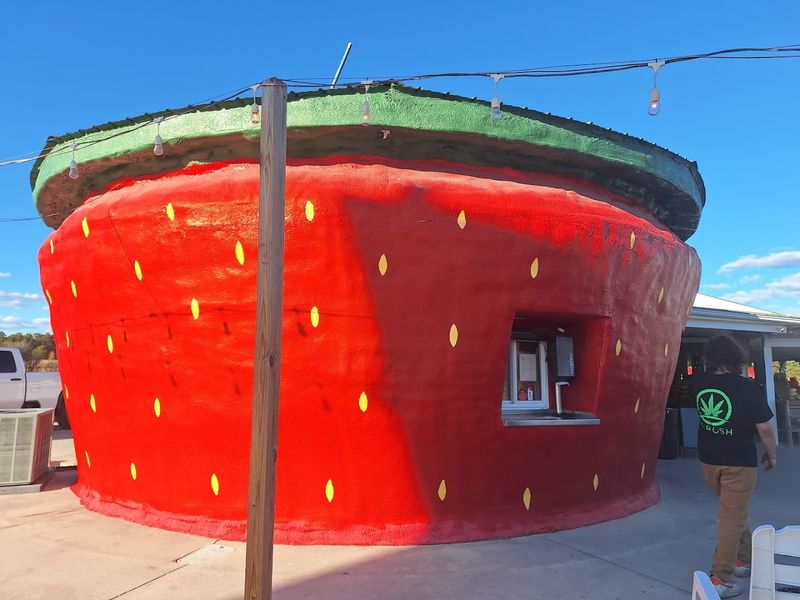 The Iconic 24-Foot Giant Strawberry Sculpture