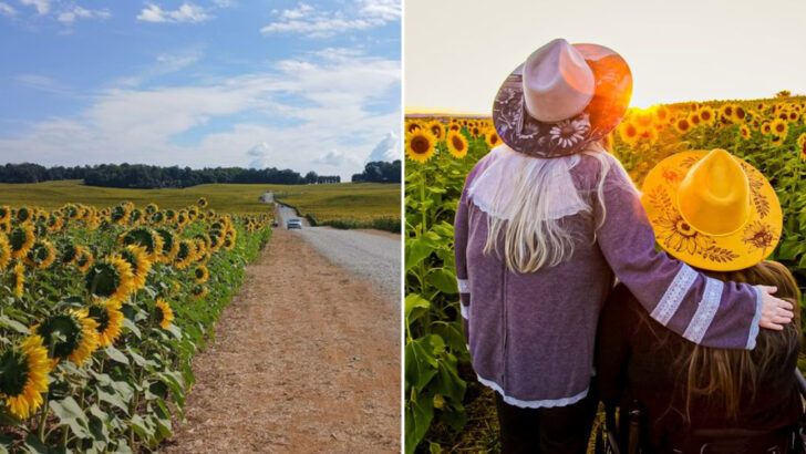 A Family Farm in Pennsylvania Plants Over 200 Acres of Sunflowers Every Year and Lets Visitors Wander the Fields for Free
