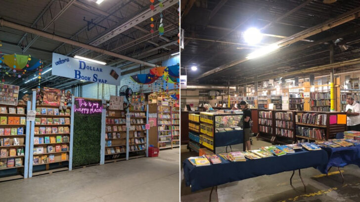 A Family Run Bookstore Inside A Working Ohio Warehouse Where You Can Browse Through 100,000 Books