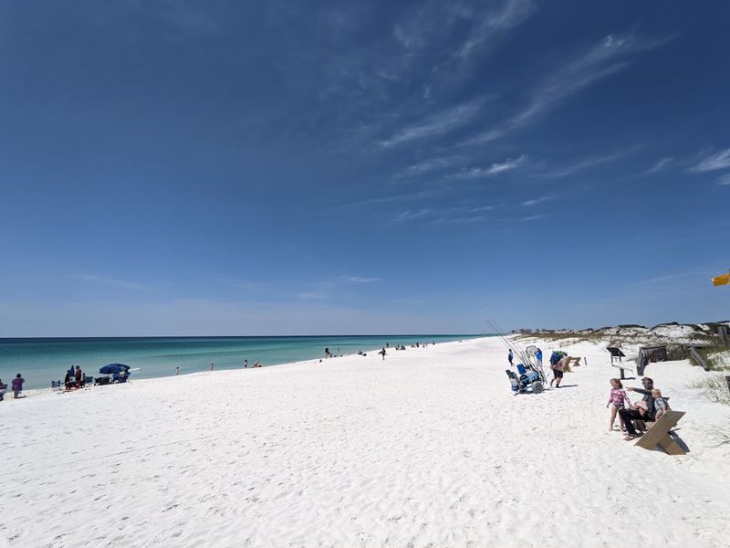 Three Miles of Sugar-White Sand Beaches
