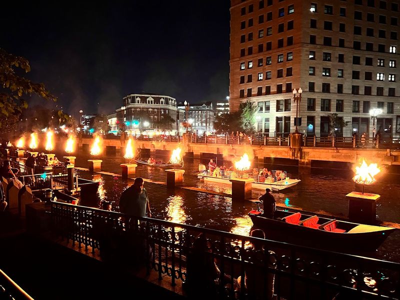 Over 80 Bonfires Floating on the Water