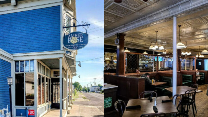 A charming Ohio restaurant decorated with local art pairs old-world comfort with a welcoming atmosphere