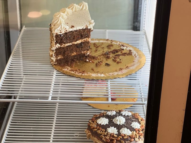 That famous carrot cake and the pastry case